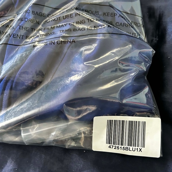 VEST, LUXE KNIT, BLUE, SZ 1X, 4 IN 1 STYLES, JOAN RIVERS, IN ORIGINAL BAG, TAG - Picture 7 of 15